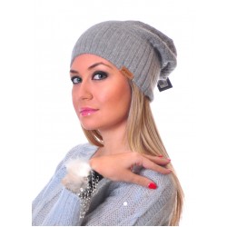 Alexandra Дамска Шапка 749-Сив,Син,Черен